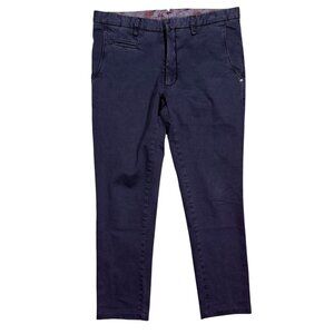 Asfalto Chinos Made in Italy Navy Blue W33 x L28